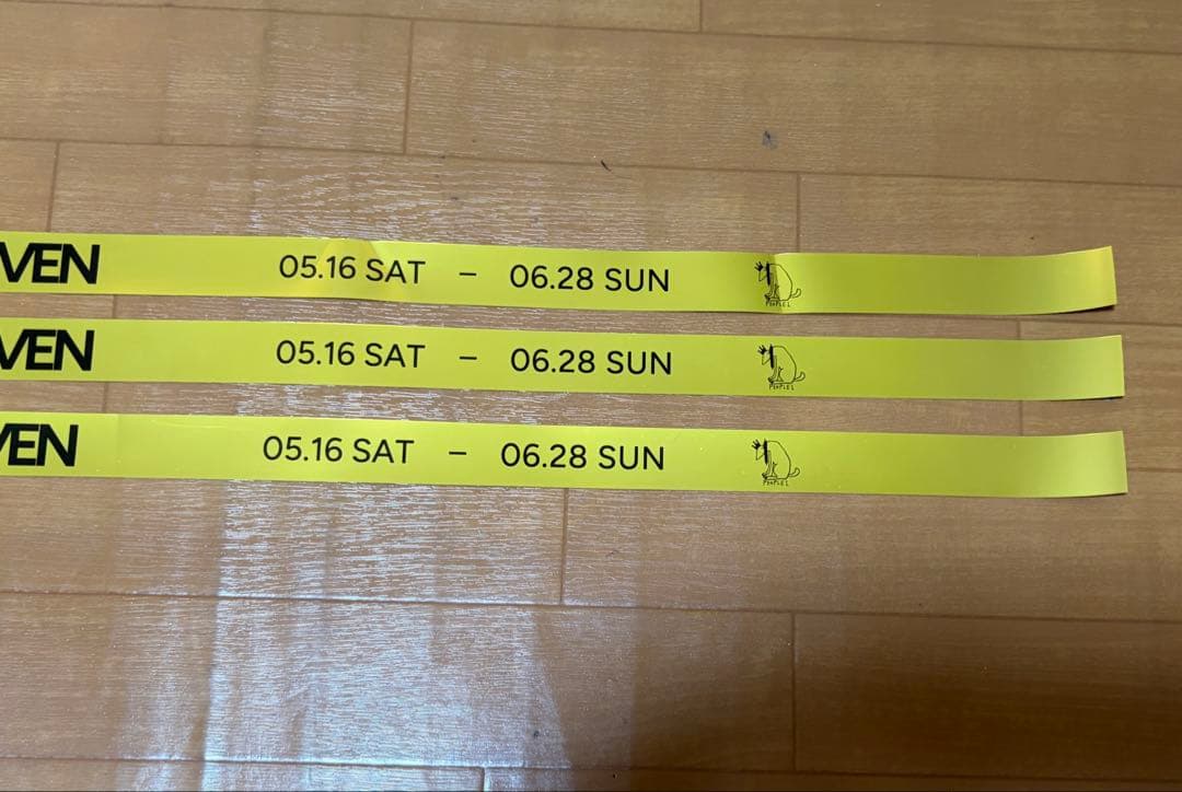 PEOPLE1 2026 TOUR "HAVEN" 銀テープ 3本 金テープ — image 2