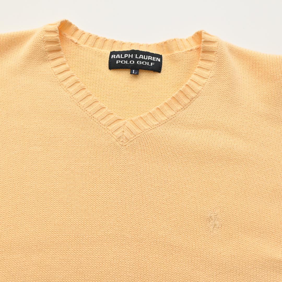 POLO GOLF RALPH LAUREN ポロ ゴルフ ニット L イエロー — image 3