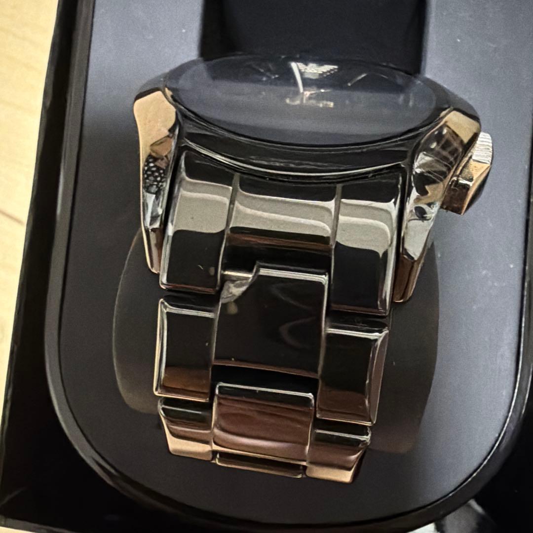 【美品】EMPORIO ARMANI クロノグラフ　腕時計 — image 3