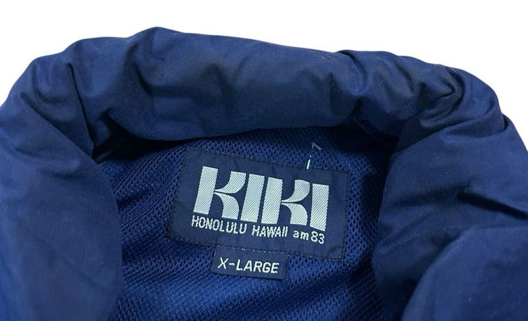 90s vintage ドローコード アノラックジャケット ネイビー ナイロン — image 2