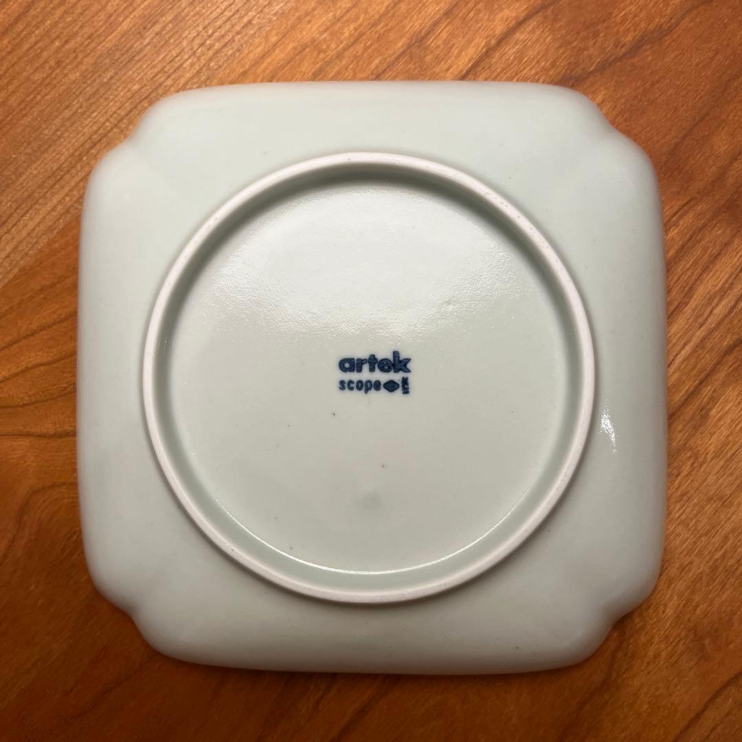 アルテック　scope スクエアプレート　東屋 木瓜 角皿 artek — image 2