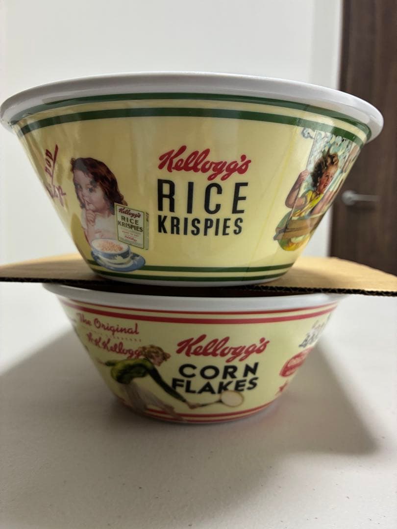 Kellogg's ビンテージ風ボウル 2個セット。レア⁉️非売品‼️ — image 3