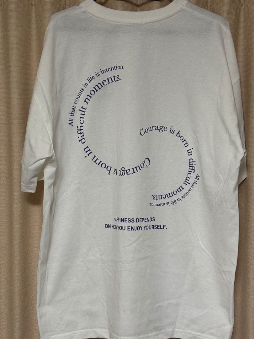 メッセージプリント オーバーサイズ　Tシャツ 試着のみ美品 — image 2