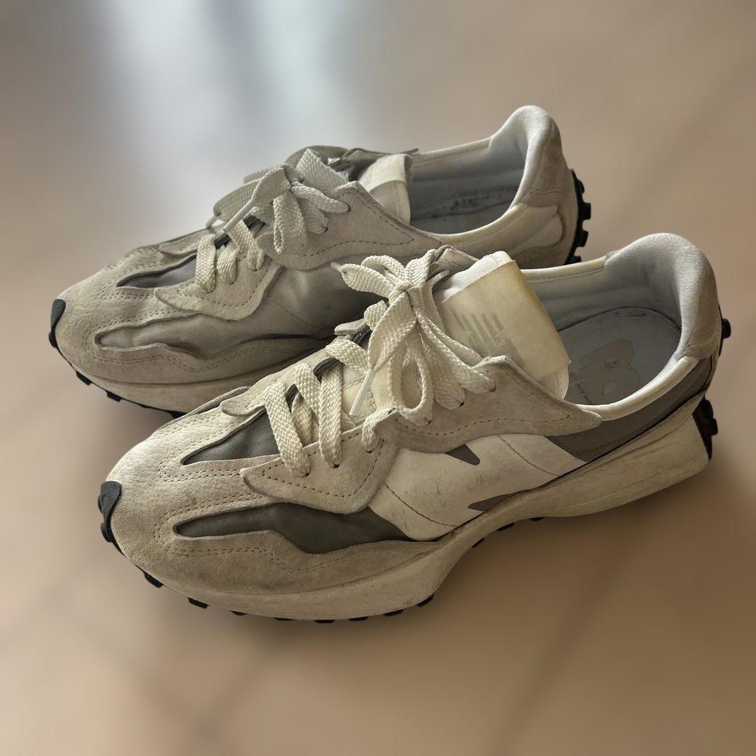 New Balance 327 スニーカー ホワイト グレー — image 4