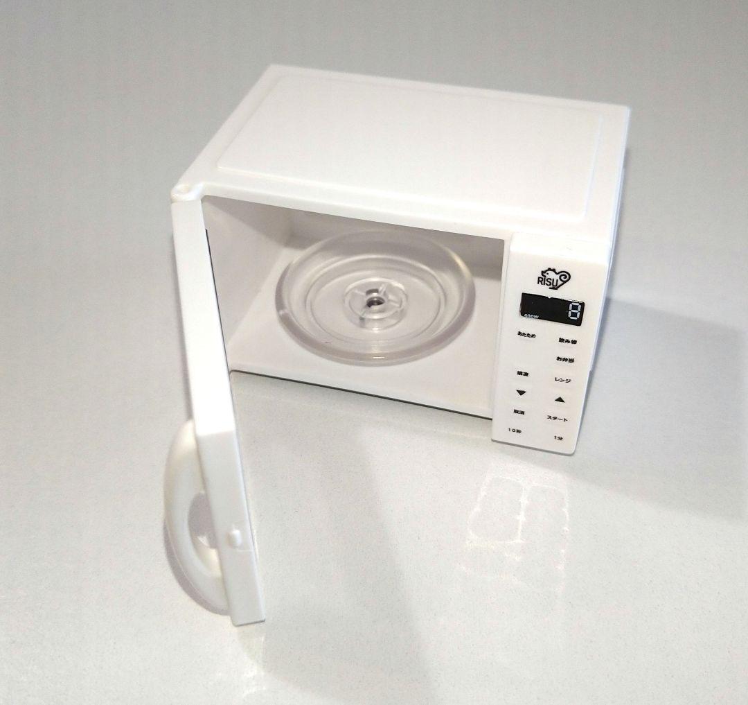 リーメント　ミニチュア　電子レンジと食品セット — image 3