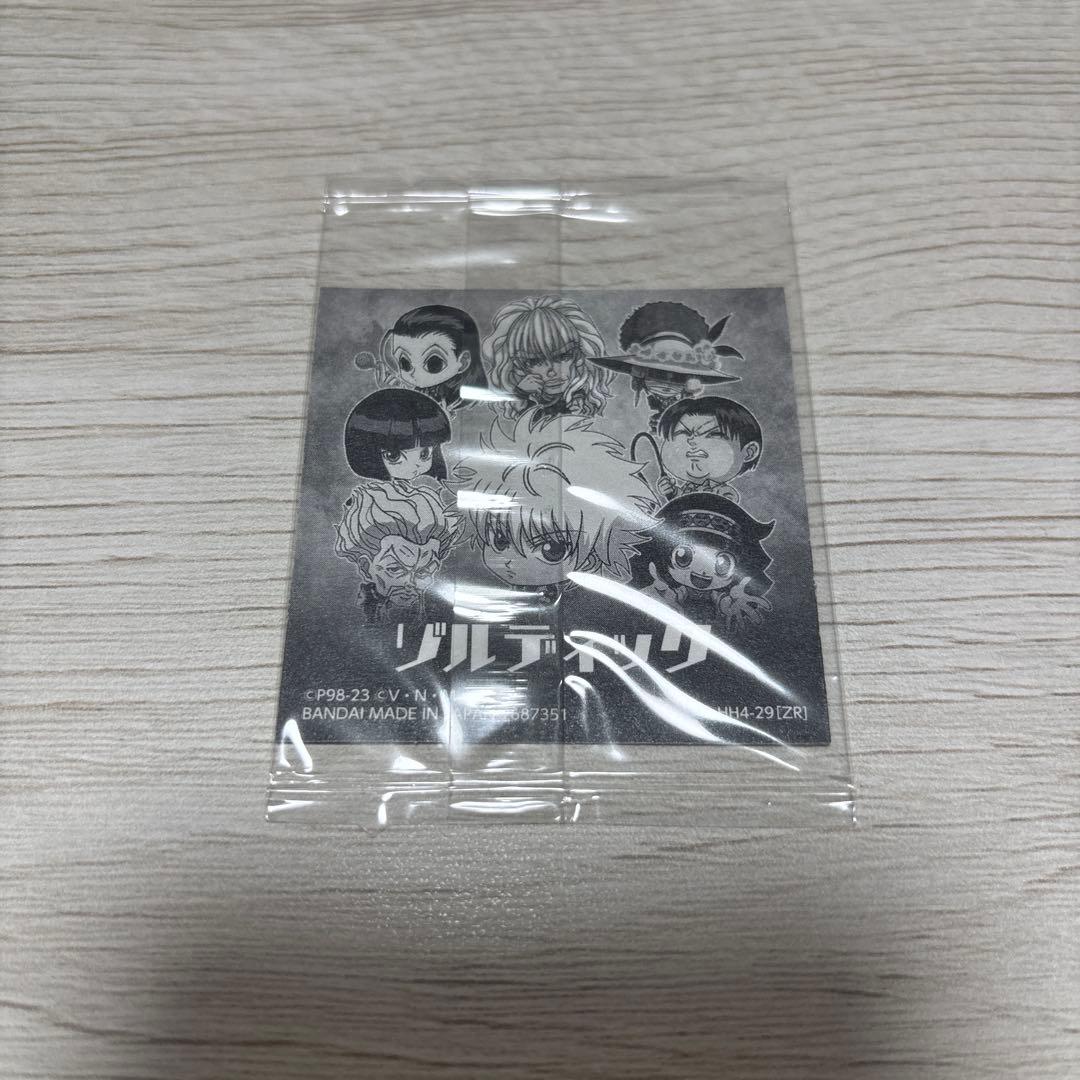 ハンターハンター シールウエハース ゾルディック 4-29 ZR 新品未開封 — image 2