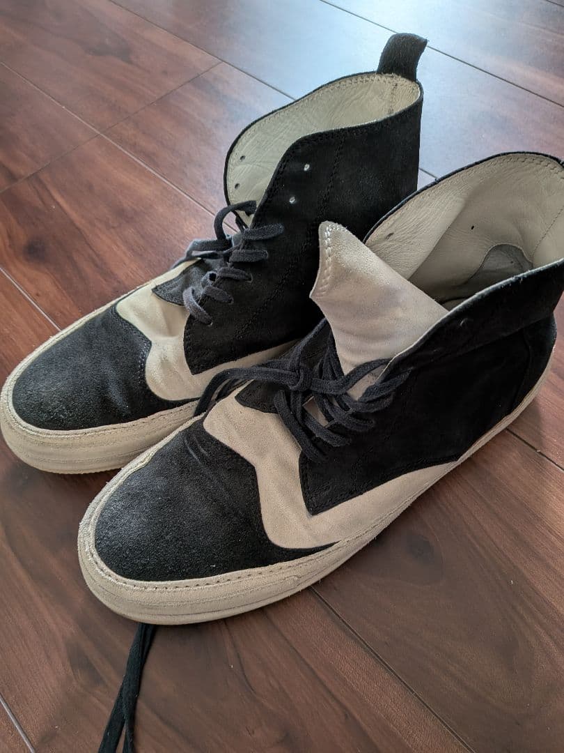 ANN DEMEULEMEESTER ハイカットスニーカー43？スエード — image 2