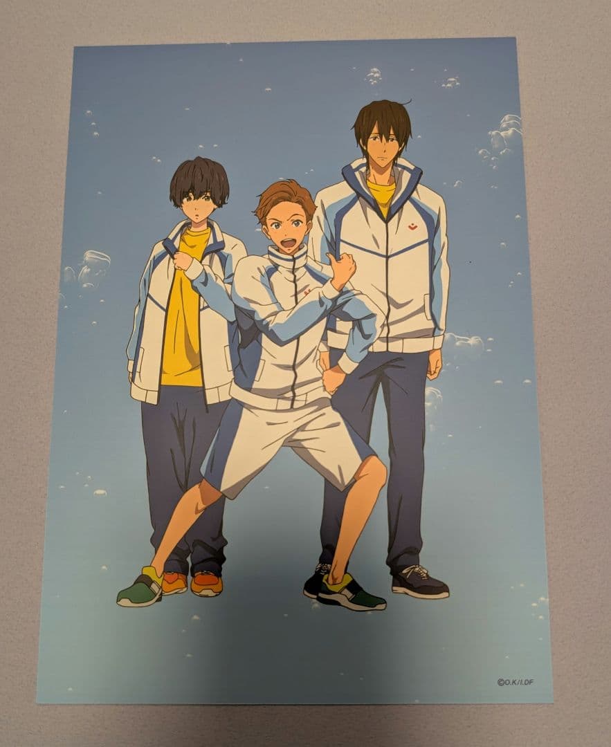 Free! イラストカード　鮫柄　岩鳶 — image 2