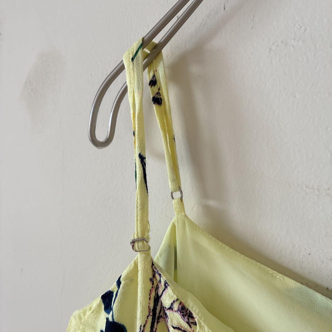 Banana Republic【3L】花柄 キャミワンピース イエロー 古着 — image 5