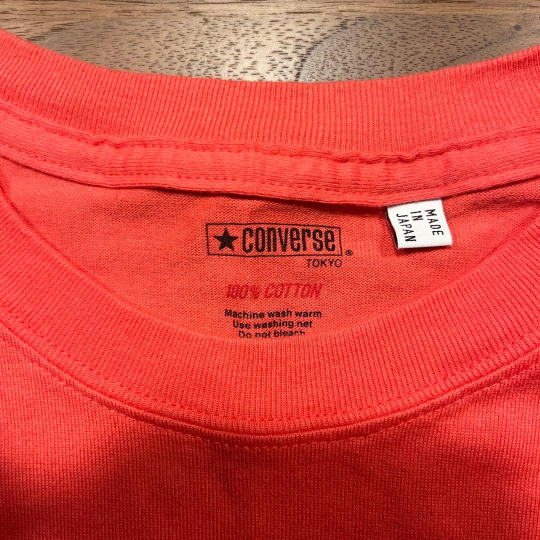 Converse Tokyo コンバーストウキョウワンポイント　Tシャツ　ピンク — image 4