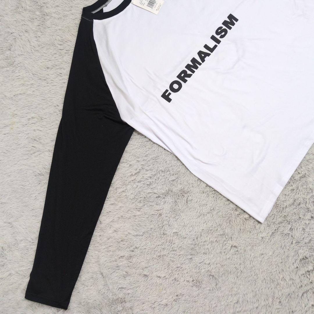 新品 lilful オーバーサイズ ラグランロンTシャツ M バイカラー長袖 — image 4