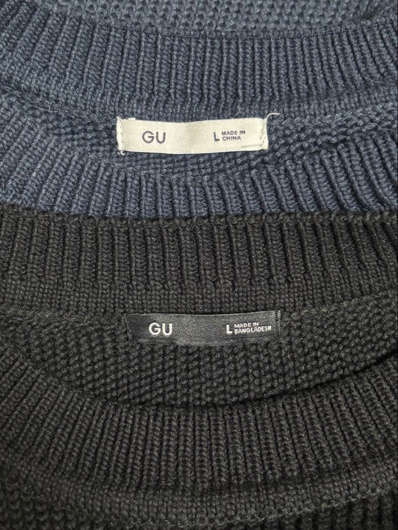GU ニット セーター 2枚セット Lサイズ — image 2
