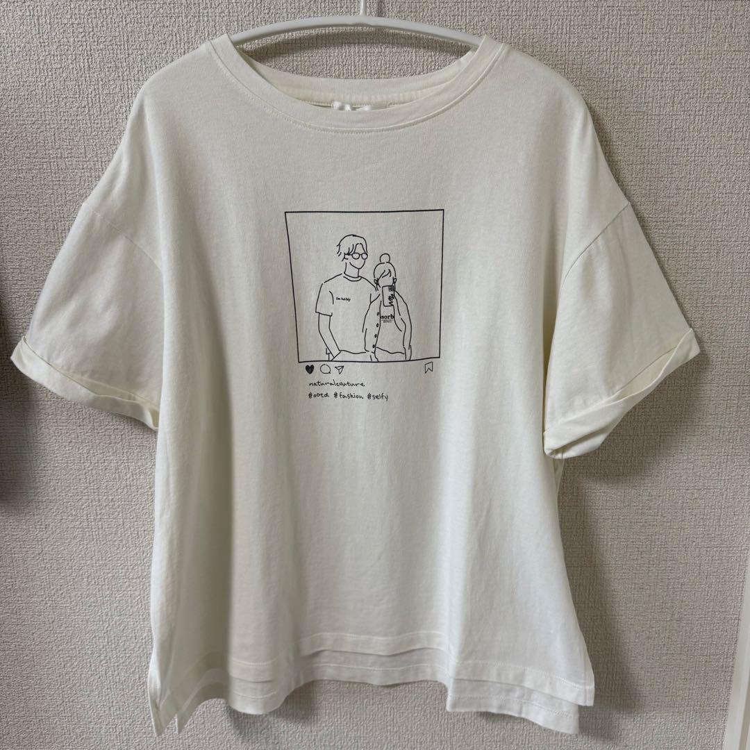 【natural couture】カップルプリントT — image 2