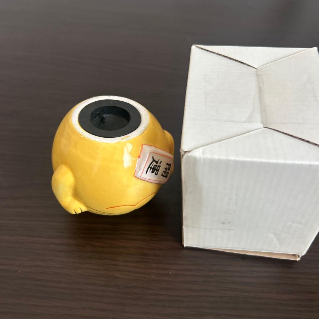 新品　開運　どら猫　貯金箱 — image 5
