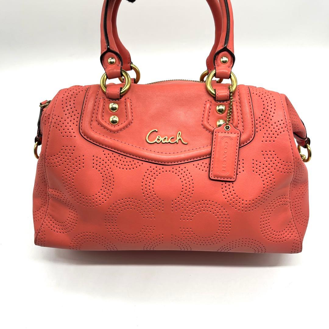 COACH Ashley Op Art 2Way Boston Bag 2839 — image 2