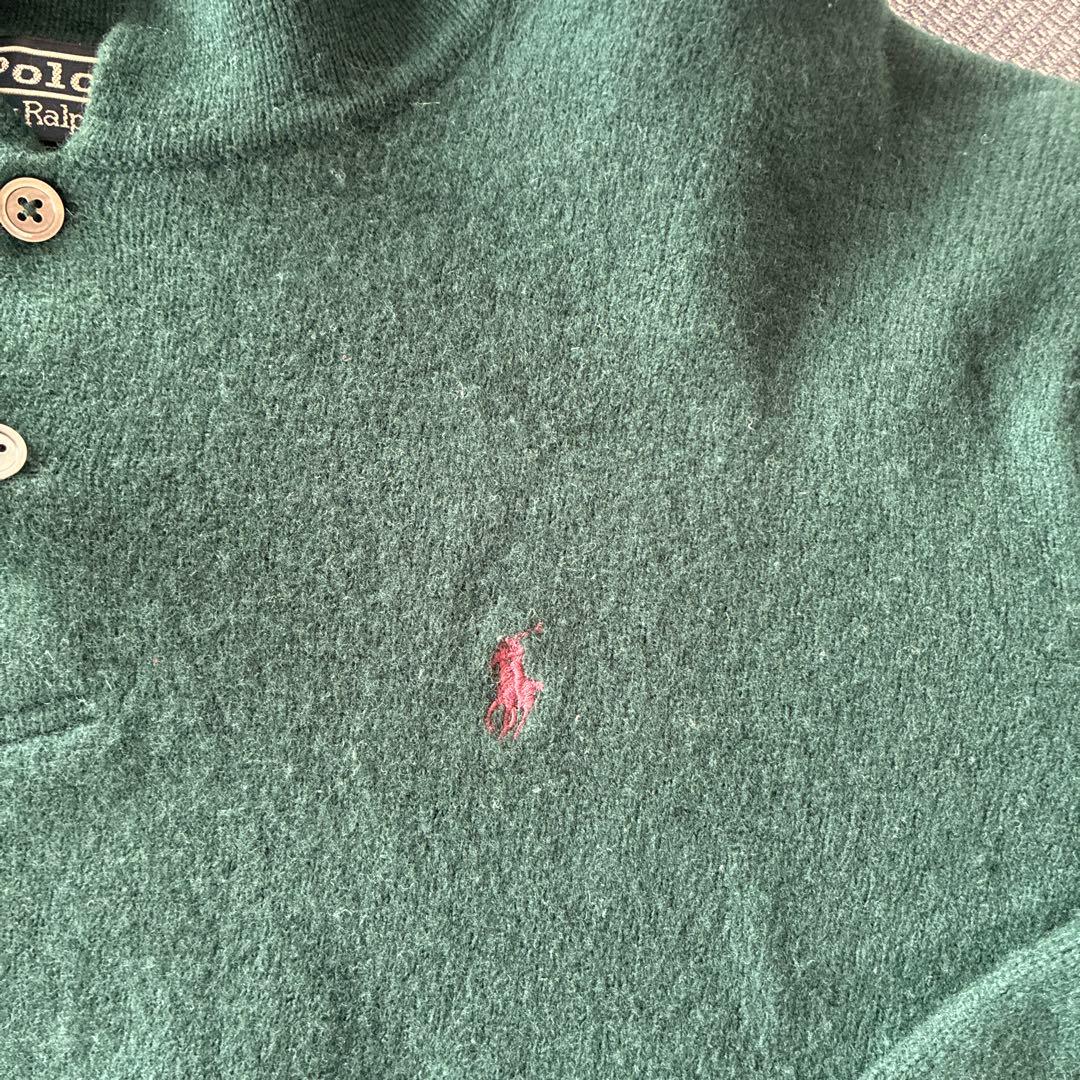 ⭐️Polo Ralph Lauren⭐️ハーフボタン ニット セーター グリーン⭐️ — image 3