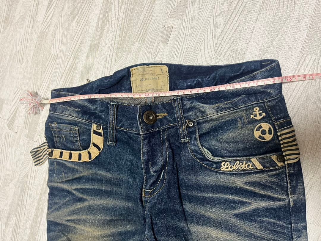 LOLITA JEANS ロリータ　デニム Mサイズ クロップド丈 — image 3