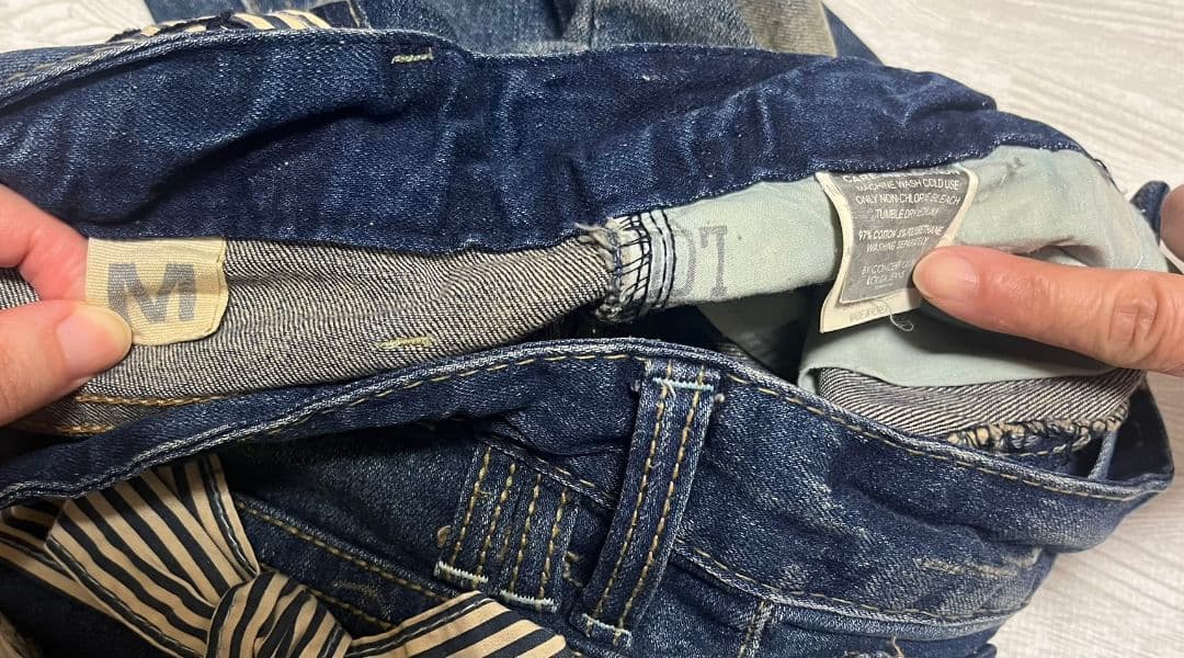 LOLITA JEANS ロリータ　デニム Mサイズ クロップド丈 — image 4