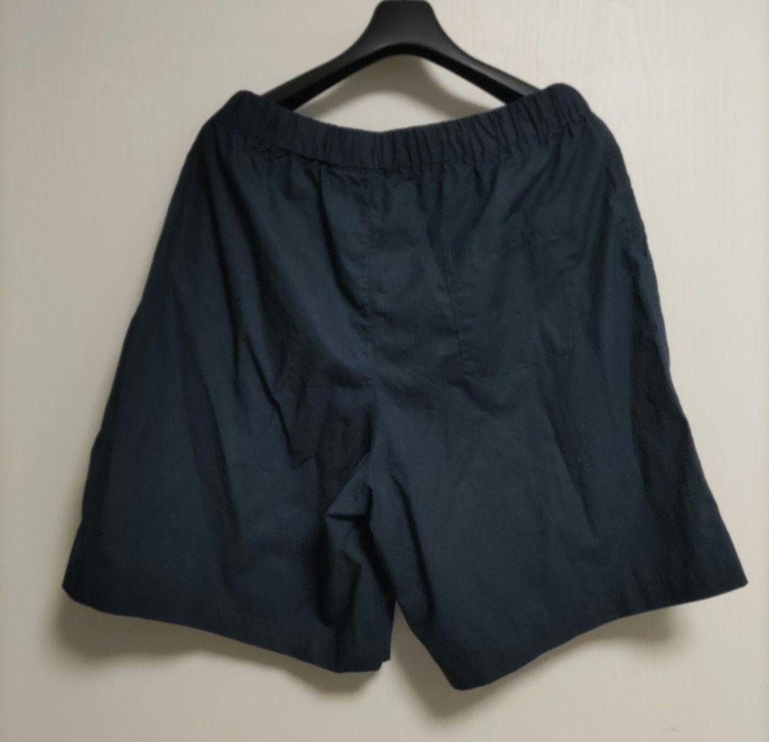 新品 インド綿 ブロード ショートパンツ ネイビー — image 2