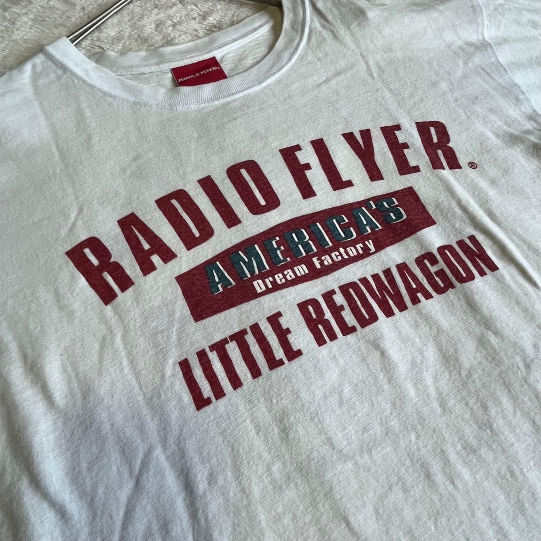 a2324【ラジオフライヤー RADIO FLYER】古着 プリントロゴ 半袖 — image 3