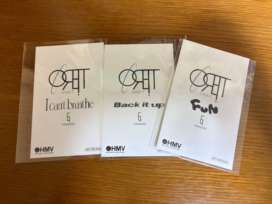 ORβIT ユンドンYOONDONG HMV限定フォトカードセット — image 2
