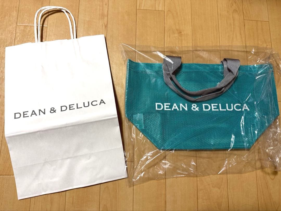 DEAN&DELUCA メッシュトートバッグターコイズS — image 2