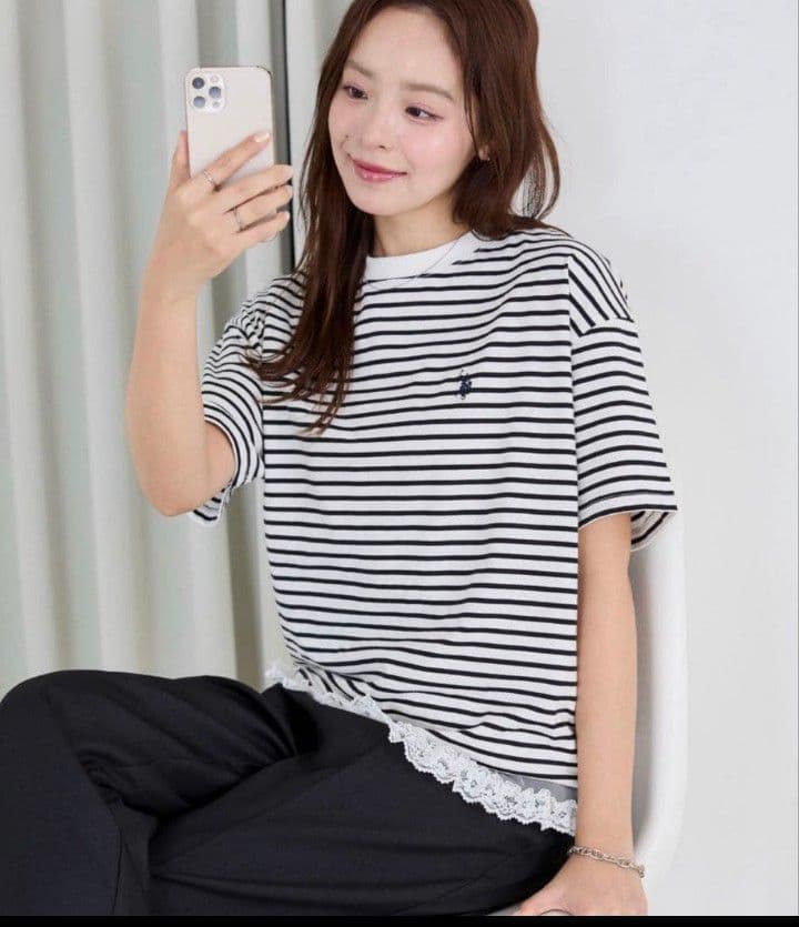Mmmaa様専用 U.S. POLO ASSN. ストライプ柄 半袖Tシャツ — image 2