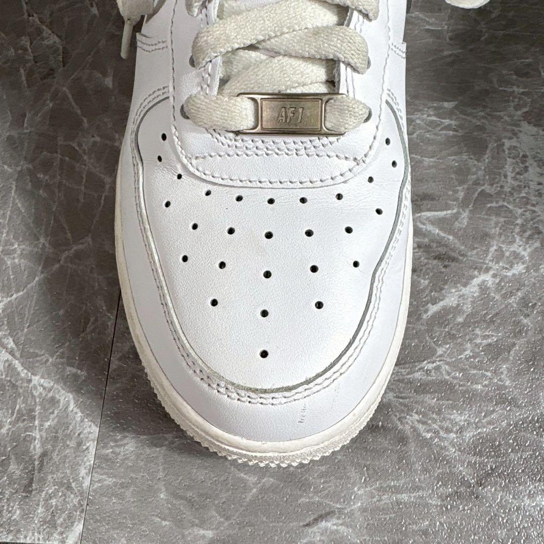 NIKE ナイキ Air Force 1 エアフォース1オールホワイト 25.5 — image 5