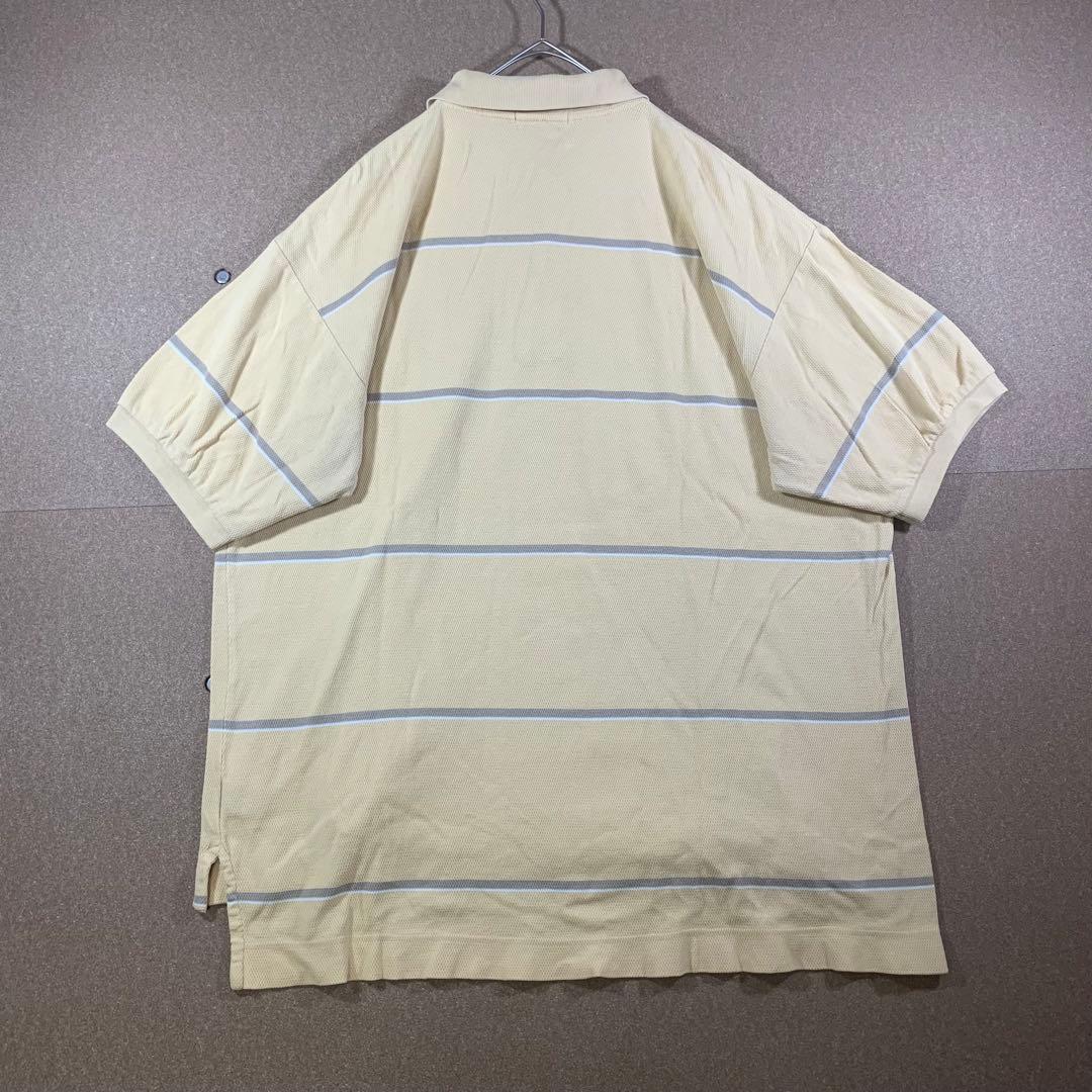 90's　nautica　ボーダーポロシャツ　サイズL — image 2