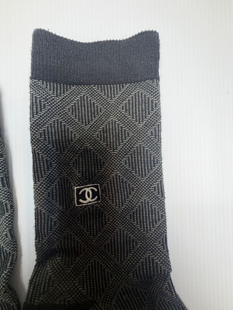 CHANEL ココマーク ダイヤ柄 ソックス　　レトロ — image 5