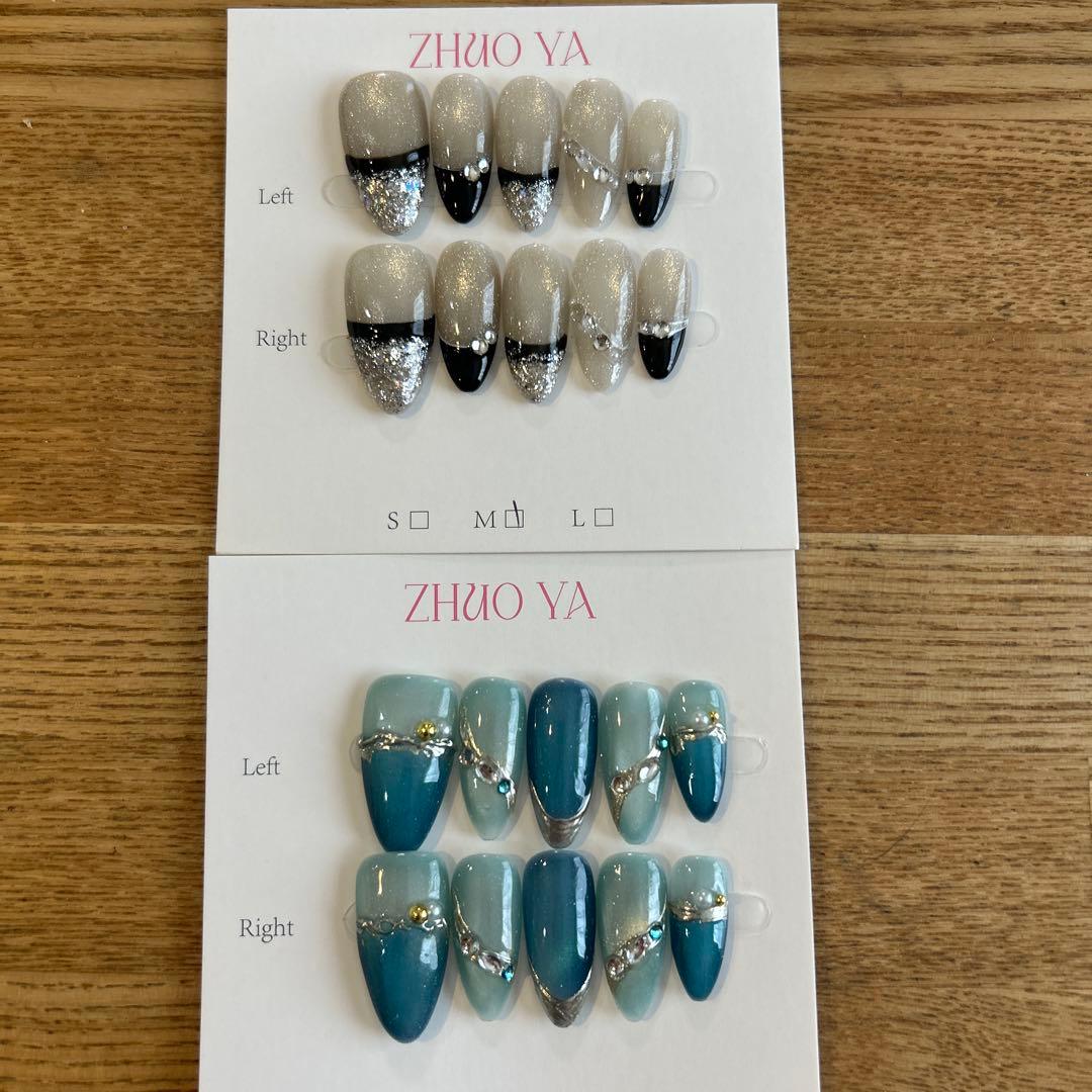 ZHUO YA ネイルチップ 4種セットMサイズ 59 — image 2