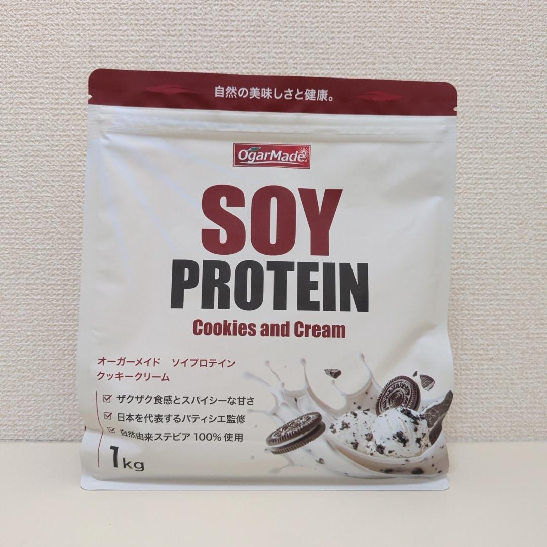 【クッキークリーム】OgarMade ソイプロテイン 1kg オーガーメイド — image 2