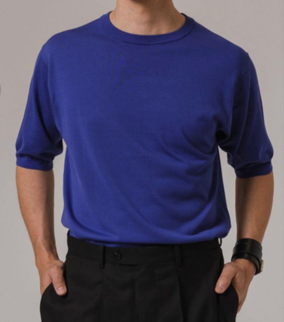 EDIFICEエディフィス シルクミックス ニットTシャツ — image 2