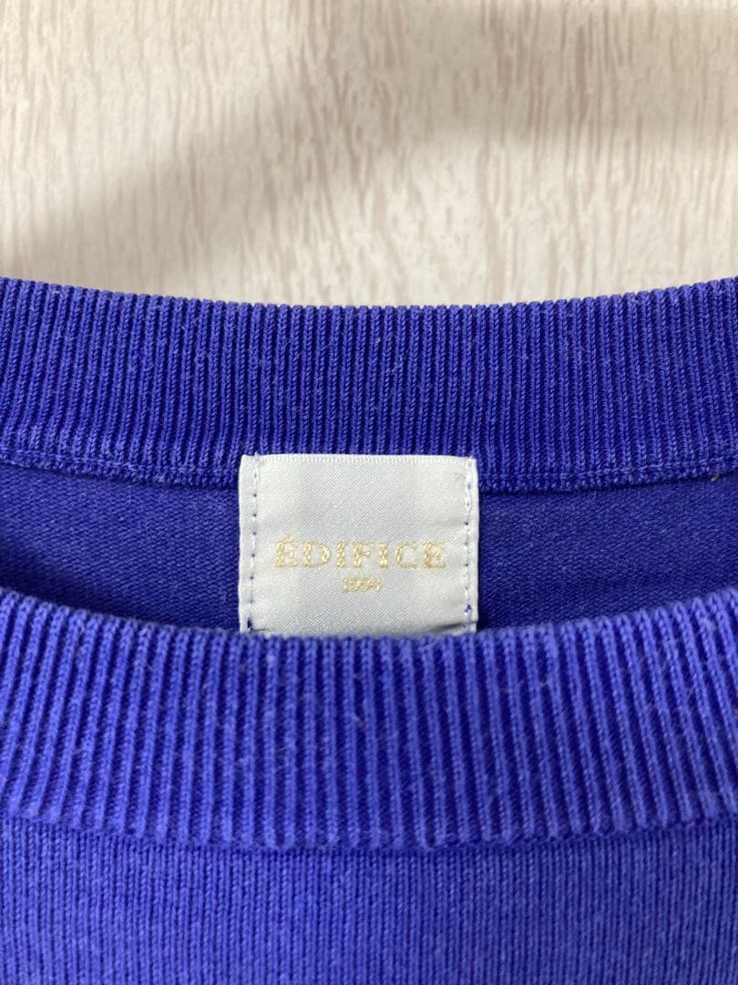 EDIFICEエディフィス シルクミックス ニットTシャツ — image 4