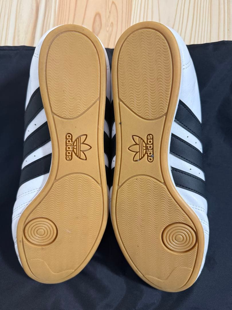 adidas テコンドーシューレース　スニーカー ホワイト ブラック — image 3