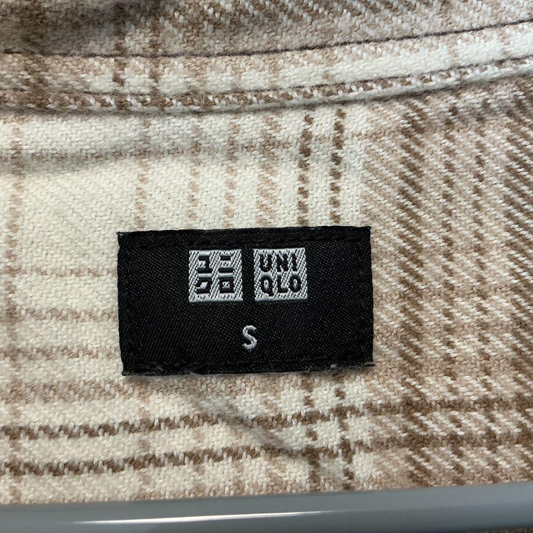 UNIQLO チェック柄 長袖シャツ S — image 2