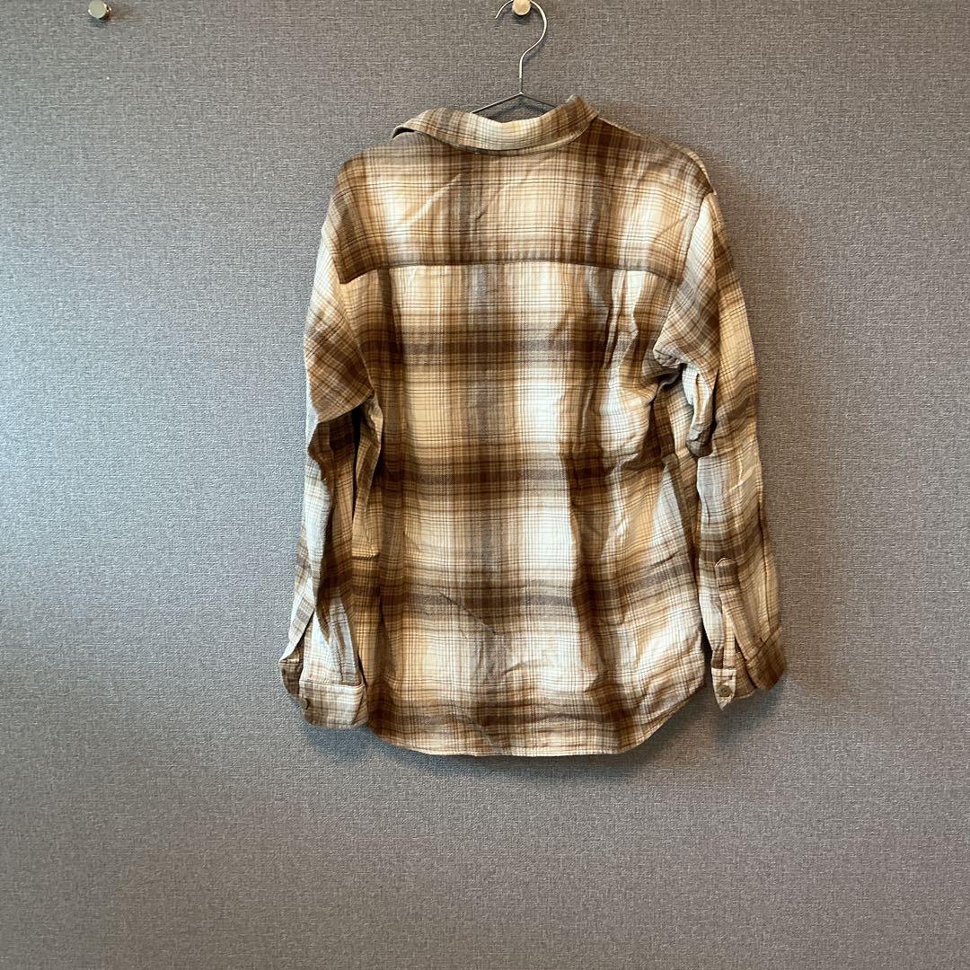 UNIQLO チェック柄 長袖シャツ S — image 4