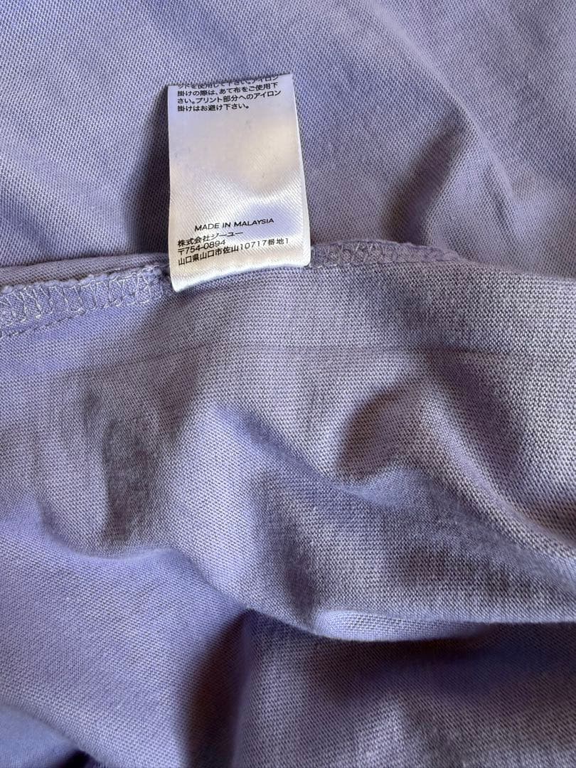 GU PLAYBOY コラボ ロンT 長袖Tシャツ メンズM パープル — image 4