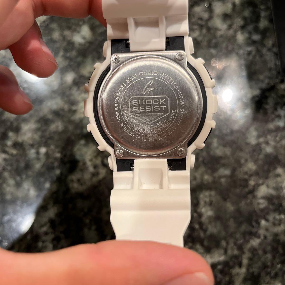 CASIO G-SHOCK GA-110GW ホワイト 腕時計 本体 — image 3