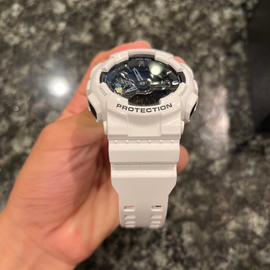 CASIO G-SHOCK GA-110GW ホワイト 腕時計 本体 — image 4