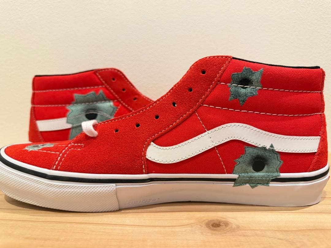 ✨未使用✨Supreme Vans Sk8-Hi Red 28.5cm — image 2