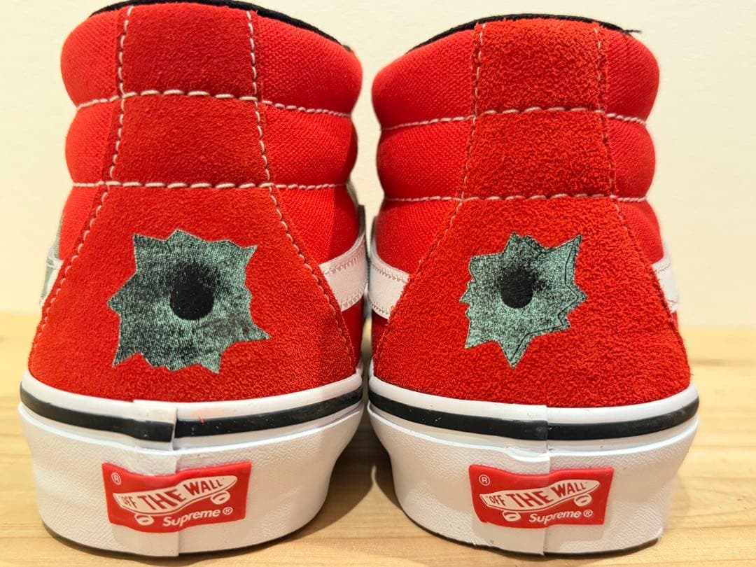 ✨未使用✨Supreme Vans Sk8-Hi Red 28.5cm — image 5