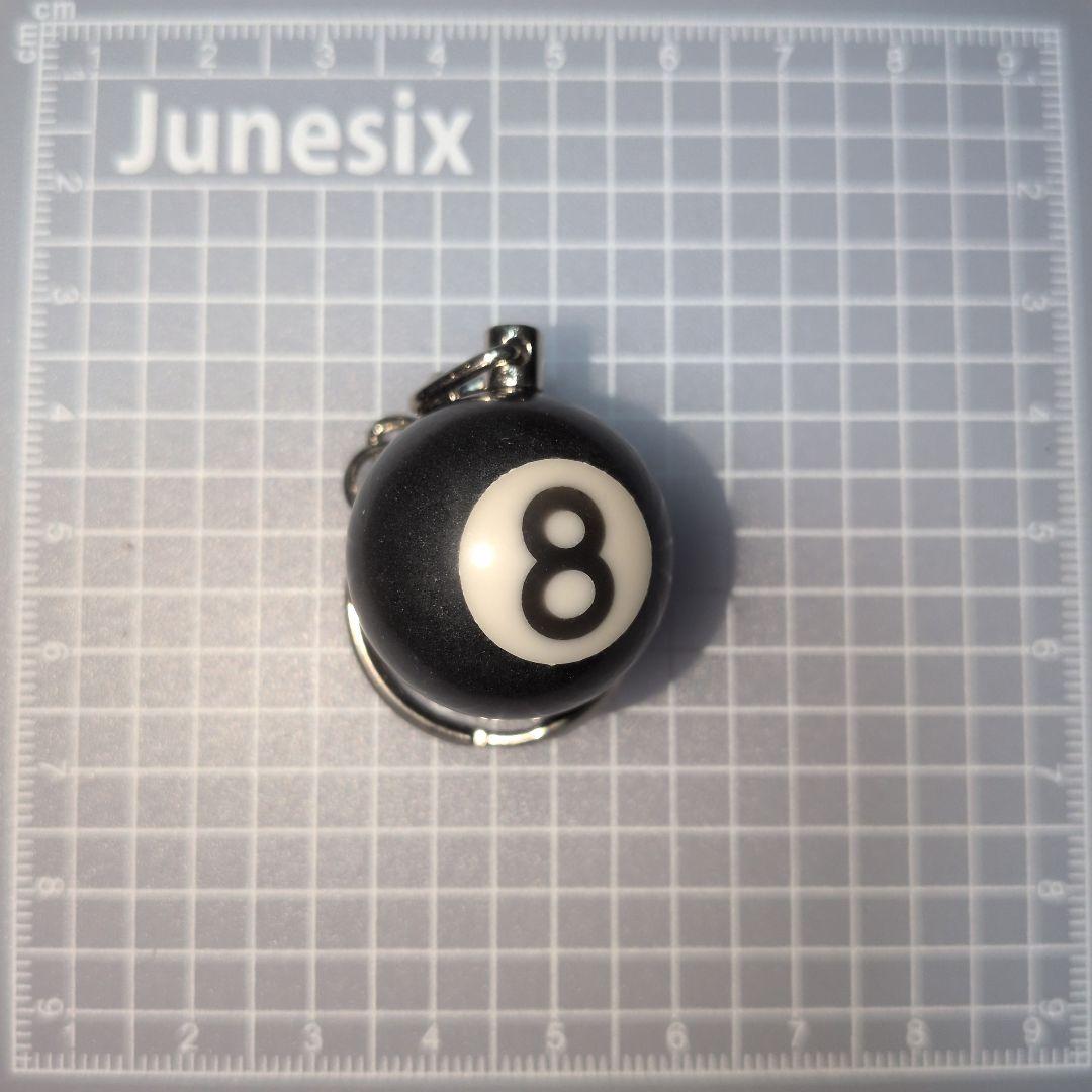 【匿名配送】8ボール　ビリヤード　キーホルダー — image 2