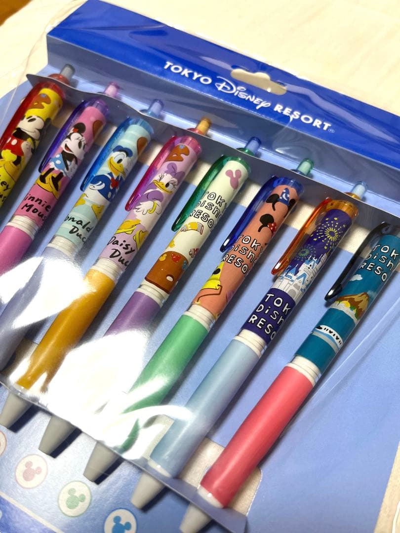 東京ディズニーリゾート ゲルインクボールペン 0.38mm 8色セット — image 2