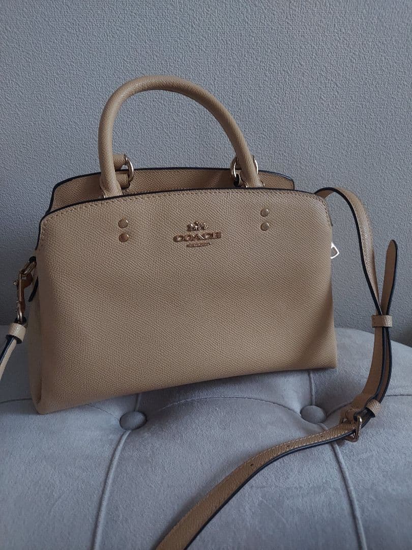限定sale【美品】COACH クリームイエロー ハンドバッグ ショルダー付き — image 2