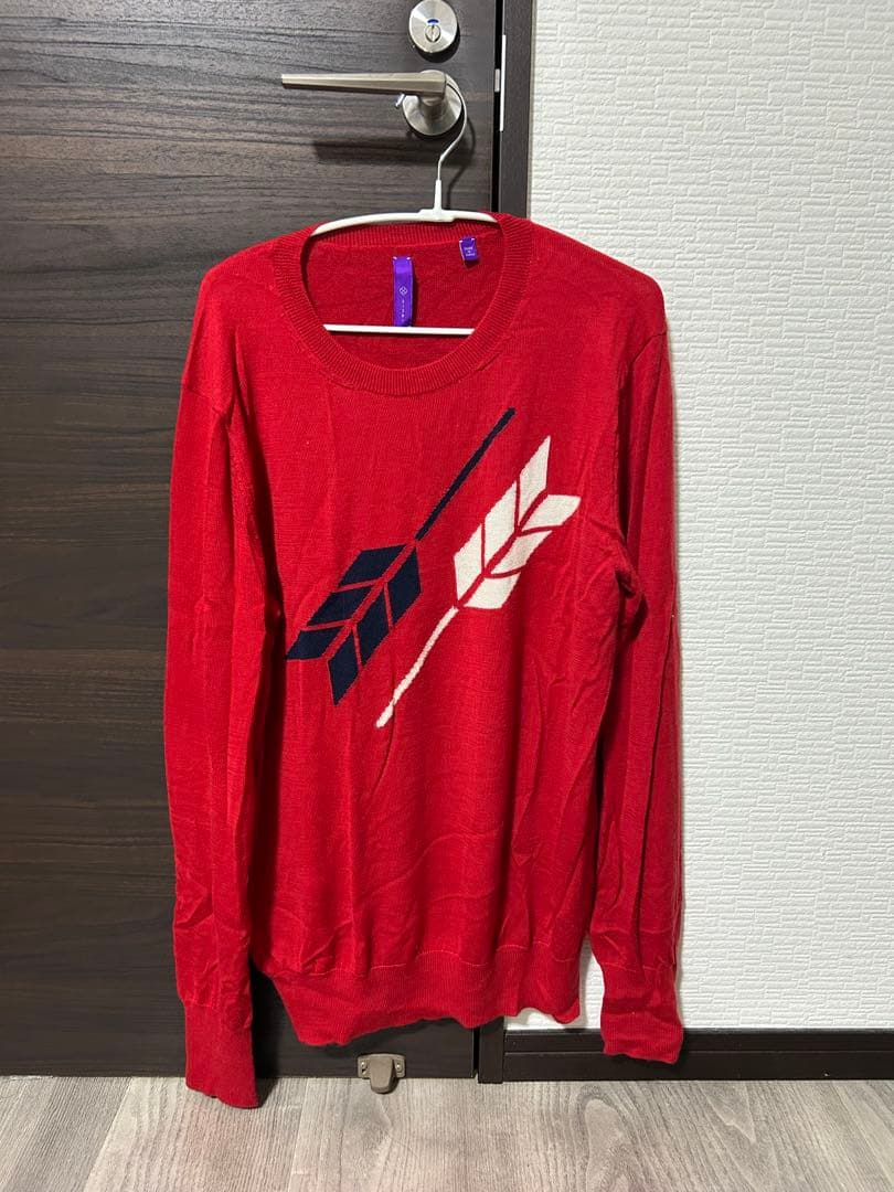井澤勇貴着用 SIZRI BASIC カシミヤ ニット 赤 — image 2