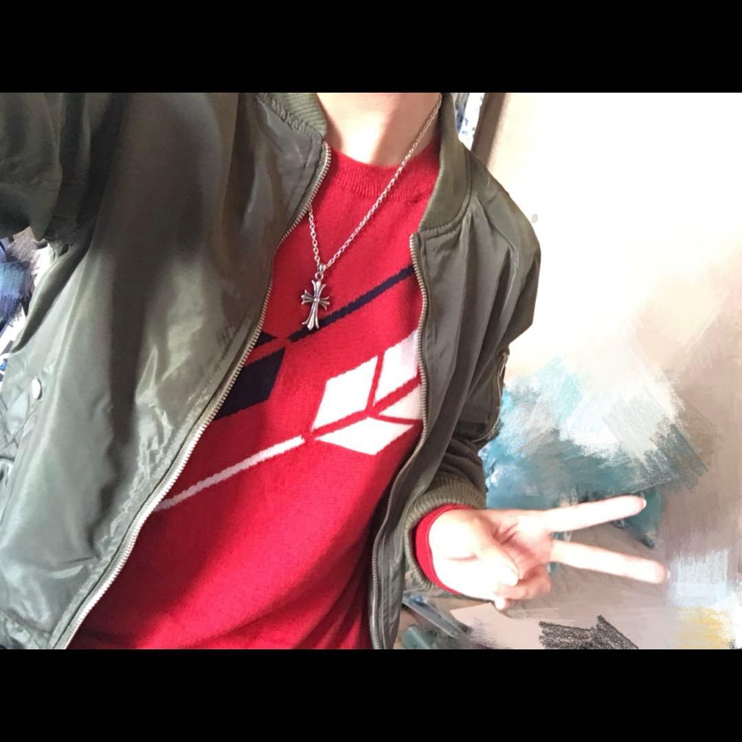 井澤勇貴着用 SIZRI BASIC カシミヤ ニット 赤 — image 5