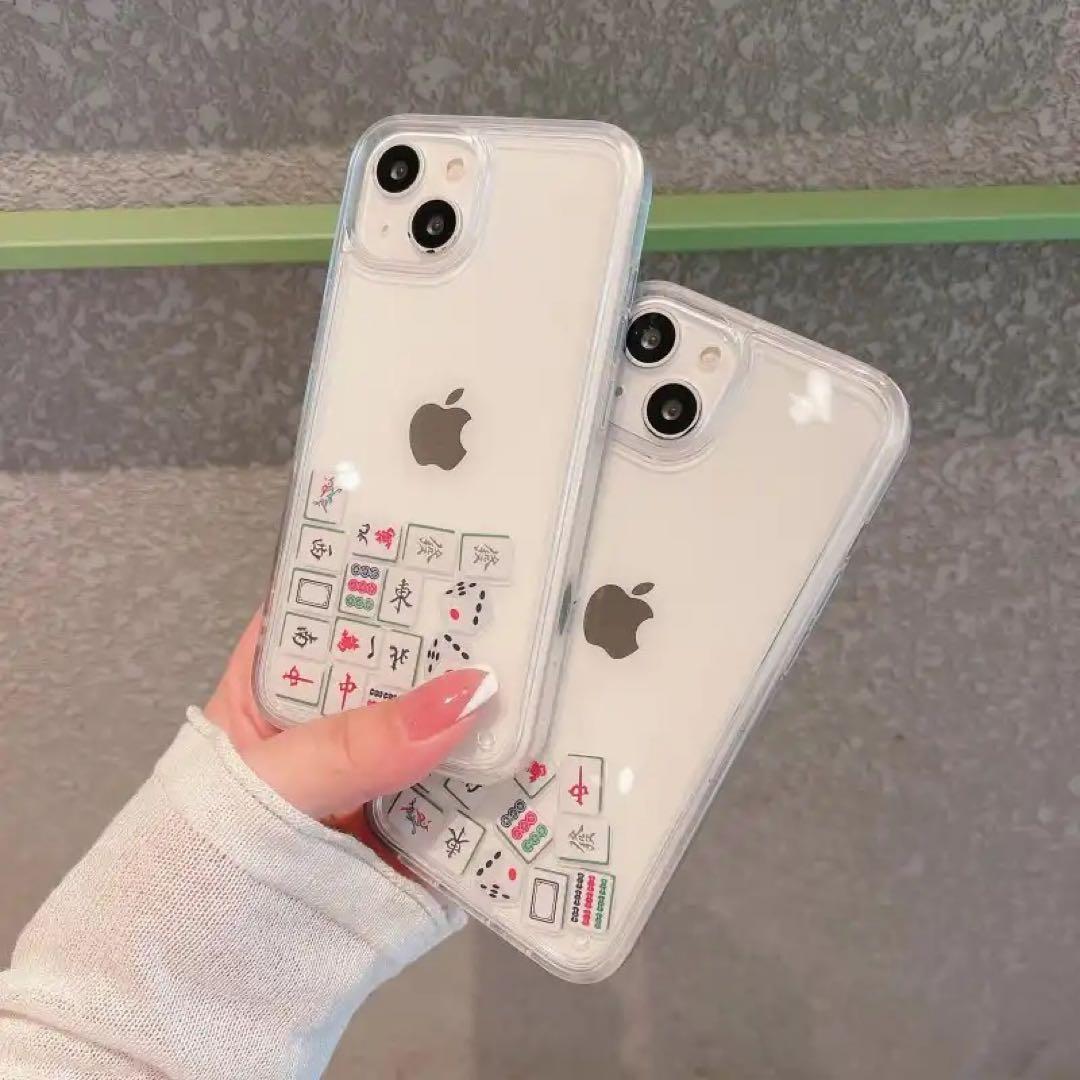 在庫処分品！ iPhoneX ケース　中身が動く　麻雀　牌 — image 4
