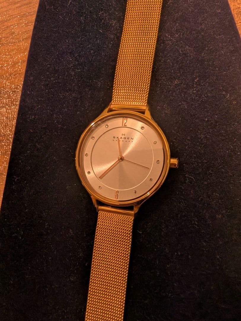 【電池交換済み・美品】SKAGEN（スカーゲン）Anita ローズゴールド — image 3