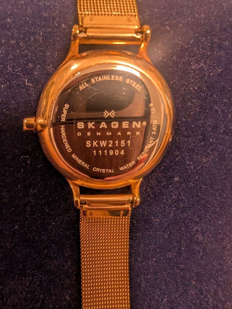 【電池交換済み・美品】SKAGEN（スカーゲン）Anita ローズゴールド — image 4